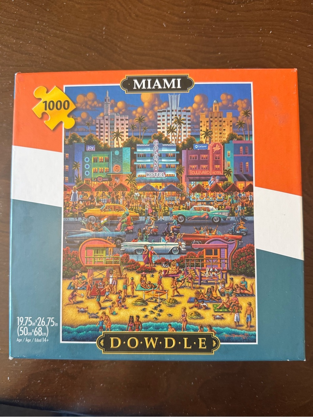 Buffalo Games Miami 1000 Piece Jigsaw Puzzle By Eric Dowdle Complete